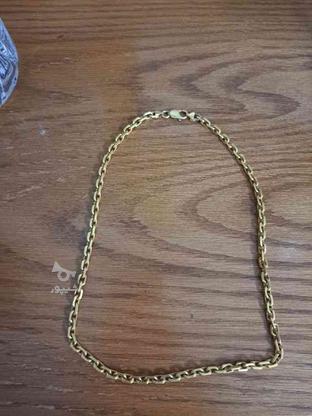 گردنبند نقره ایتالیا با روکش طلا در گروه خرید و فروش لوازم شخصی در تهران در شیپور-عکس1