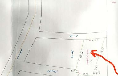 زمین 317 متری با کاربری باغی داخل طرح در خ کشاورز