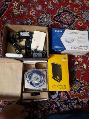 تعدادی مودم اینترنت سیمدار بدون وای فای در گروه خرید و فروش لوازم الکترونیکی در تهران در شیپور-عکس1