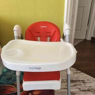 صندلی غذای کودک با رویه صندلی چرم ایتالیایی