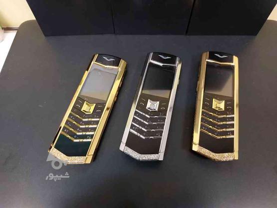 ورتو شیکترین گوشی دکمه ای نقره ای مشکی، طلایی مشکی در گروه خرید و فروش موبایل، تبلت و لوازم در تهران در شیپور-عکس1