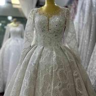 دوعدد لباس عروس زیبا