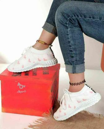 کفش بافتی طرح قلبی زنانه در گروه خرید و فروش لوازم شخصی در آذربایجان شرقی در شیپور-عکس1