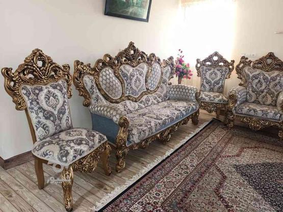 مبل سلطنتی 9 نفره درحد نو در گروه خرید و فروش لوازم خانگی در البرز در شیپور-عکس1