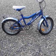  دوچرخه شماره 16 در حد نو رنگ آبی
