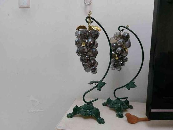 یک. جفت گل تزیینی خوشه انگور در گروه خرید و فروش لوازم خانگی در گیلان در شیپور-عکس1