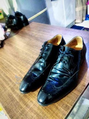 سه جفت کفش چرم شماره 41 در گروه خرید و فروش لوازم شخصی در البرز در شیپور-عکس1