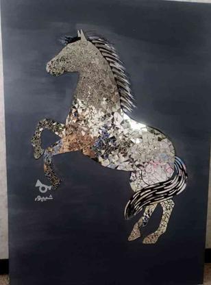 تابلو اسب آینه کاری در گروه خرید و فروش لوازم خانگی در اصفهان در شیپور-عکس1