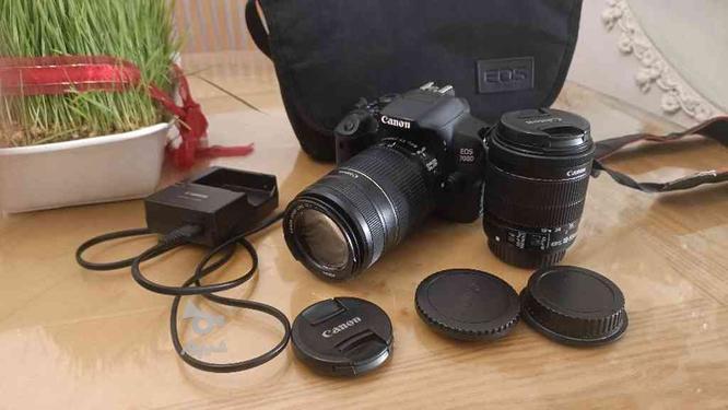 دوربین کنون 700 با 2 لنز در گروه خرید و فروش لوازم الکترونیکی در فارس در شیپور-عکس1