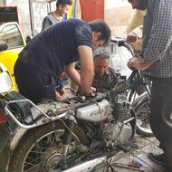 تعمیر و تقویت موتور سیکلت