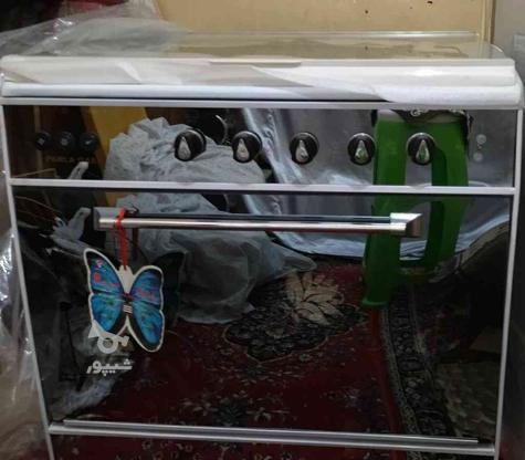 اجاق گاز پنج شعله طرح فر در گروه خرید و فروش لوازم خانگی در فارس در شیپور-عکس1