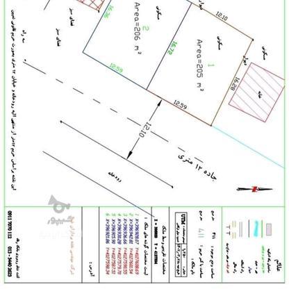 فروش زمین مسکونی 206 متر با پروانه در جاده کوچصفهان در گروه خرید و فروش املاک در گیلان در شیپور-عکس1