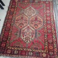 یک قالیچه قدیمی دست بافت پشمی2X1.5