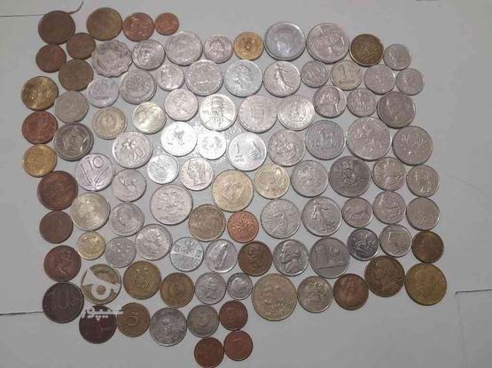 100 عدد سکه خارجی در گروه خرید و فروش ورزش فرهنگ فراغت در گلستان در شیپور-عکس1