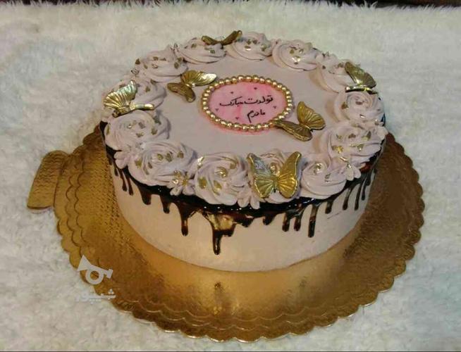کیک تولد خانگی کیک خیس اماده