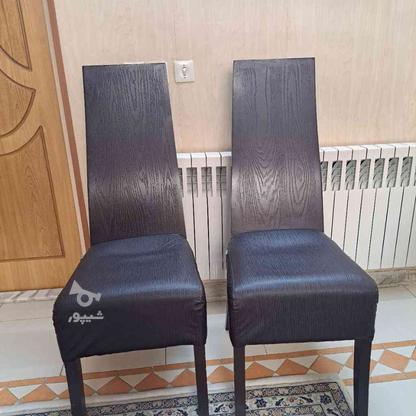 صندلی چوبی چرمی ناهارخوری 4عدد در گروه خرید و فروش لوازم خانگی در اصفهان در شیپور-عکس1
