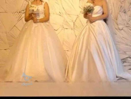 لباس عروس ساتن اروپایی و اسکارلت شاین پرنسسی در گروه خرید و فروش لوازم شخصی در تهران در شیپور-عکس1