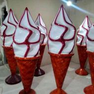 آب هویج گیری دهنه گشاد ماکت بستنی