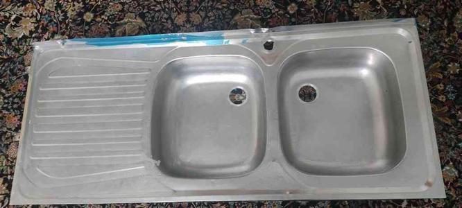 سینک ظرفشویی دو لگن در گروه خرید و فروش لوازم خانگی در تهران در شیپور-عکس1