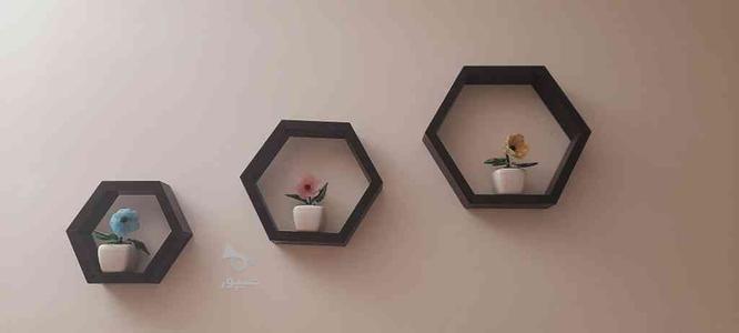 دکوری دیواری سه تایی با گلدون در گروه خرید و فروش لوازم خانگی در مازندران در شیپور-عکس1