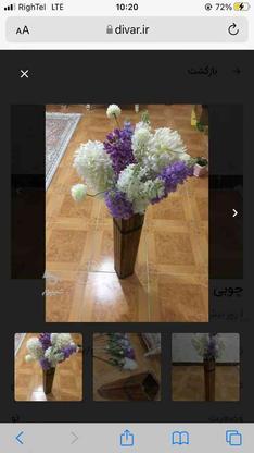 گلدان و 10شاخه گل در گروه خرید و فروش لوازم خانگی در کرمانشاه در شیپور-عکس1