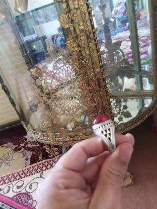 انگشتر نقره رکاب دست ساز در گروه خرید و فروش لوازم شخصی در البرز در شیپور-عکس1