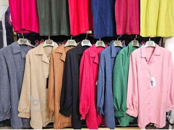 مانتو پیراهنی مناسب فصل بهار با رنگبندی شاد در گروه خرید و فروش خدمات و کسب و کار در آذربایجان شرقی در شیپور-عکس1