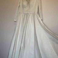 لباس عروس مروارید دوزی شده 44 تا 46