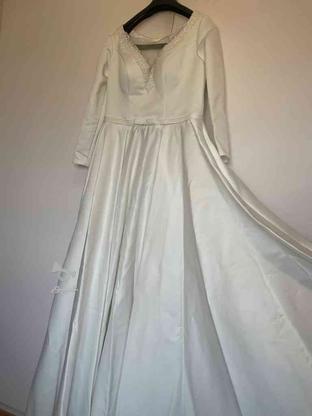 لباس عروس مروارید دوزی شده 44 تا 46 در گروه خرید و فروش لوازم شخصی در تهران در شیپور-عکس1