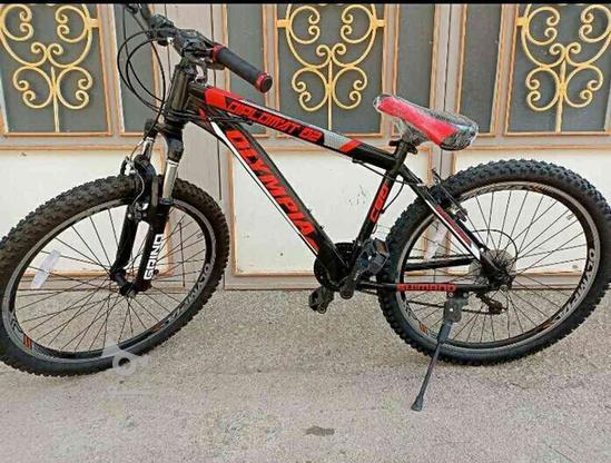 دوچرخه سایز 26 المپیا در حد خشک در گروه خرید و فروش ورزش فرهنگ فراغت در کرمانشاه در شیپور-عکس1