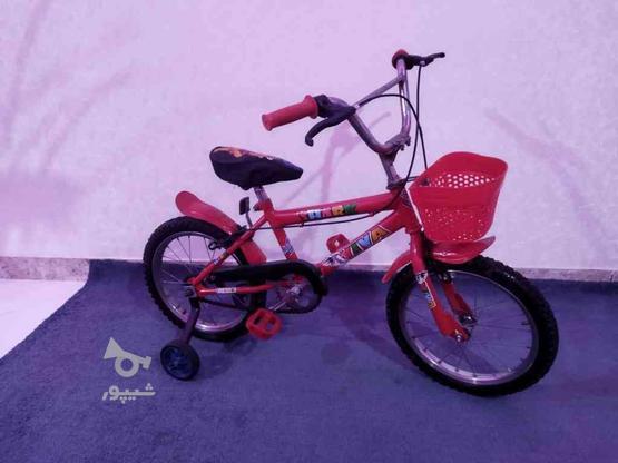 دوچرخه 16دخترانه سالم در گروه خرید و فروش ورزش فرهنگ فراغت در همدان در شیپور-عکس1