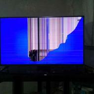 تلویزیون 43با پنل و شکسته