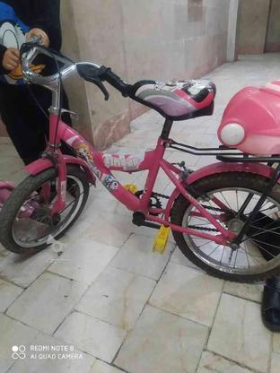 دوچرخه دخترانه سایز 16و 12 در گروه خرید و فروش ورزش فرهنگ فراغت در البرز در شیپور-عکس1
