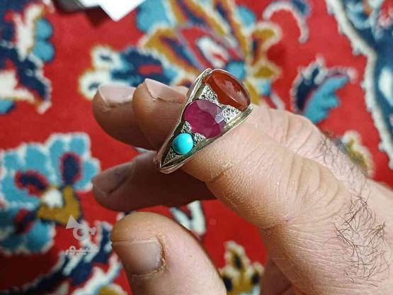 انگشترچندجواهر در گروه خرید و فروش لوازم شخصی در مازندران در شیپور-عکس1
