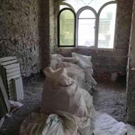 تخریب داخلی ساختمان دیوار آرک اپن شومینه کندن کف و سقف کاذب