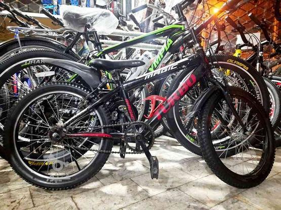 دوچرخه 20 مشکی قرمز در گروه خرید و فروش ورزش فرهنگ فراغت در زنجان در شیپور-عکس1