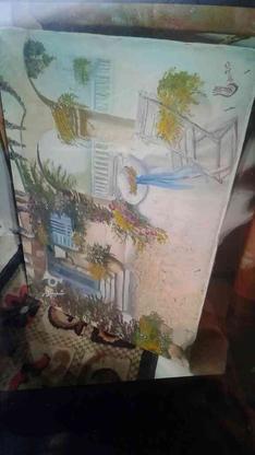 2 تا تابلو قدیمی بوم و رنگ روغن در گروه خرید و فروش لوازم خانگی در فارس در شیپور-عکس1