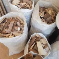 پوشال ضایعات چوب برای حیوان ذغال و غیره