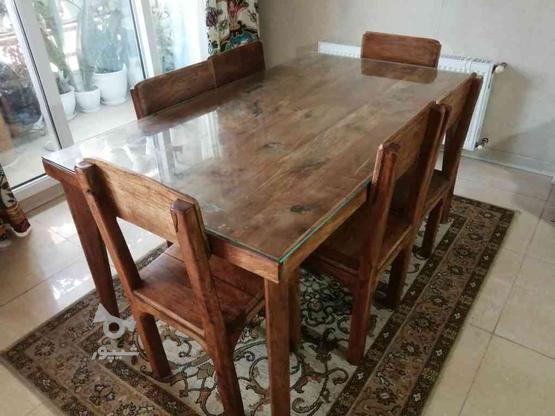 فروش میز ناهار خوری چوبی در گروه خرید و فروش لوازم خانگی در مازندران در شیپور-عکس1