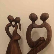 مجسمه های چوبی صنایع دستی هندی(چوب گردو)