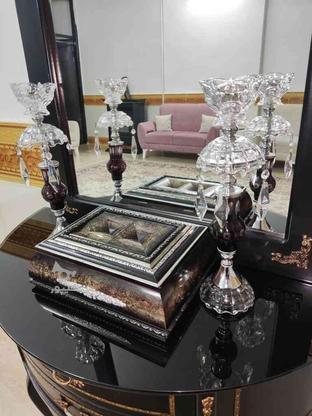 آینه شمعدان همراه با قاب قران در گروه خرید و فروش لوازم خانگی در خراسان رضوی در شیپور-عکس1