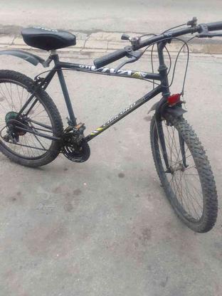 دوچرخه سایز 26دنده ای تازه سرویس با قیمت مناسب در گروه خرید و فروش ورزش فرهنگ فراغت در مازندران در شیپور-عکس1