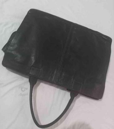 کیف تک چرم مشکی اصل در گروه خرید و فروش لوازم شخصی در تهران در شیپور-عکس1