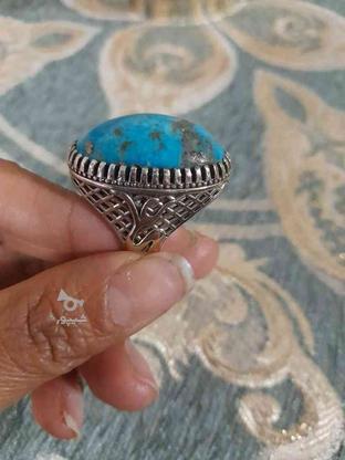 انگشتر مردانه نگین فیروزه در گروه خرید و فروش لوازم شخصی در خراسان رضوی در شیپور-عکس1