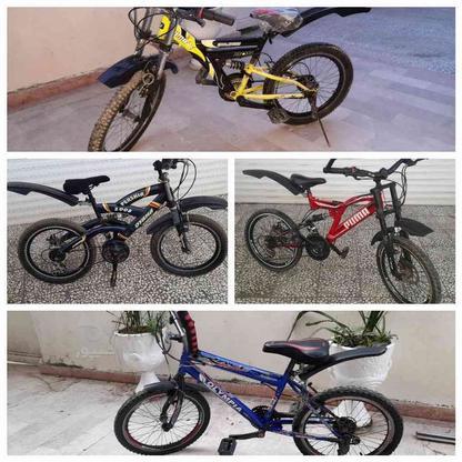 ده عدد دوچرخه دنده ای سایز 20 سالم و آماده استفاده در گروه خرید و فروش ورزش فرهنگ فراغت در مازندران در شیپور-عکس1