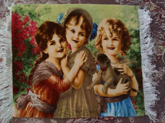 تابلو فرش طرح فرانسوی سه خواهر در گروه خرید و فروش لوازم خانگی در البرز در شیپور-عکس1