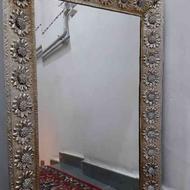 آینه برنزی نگین دار انتیک