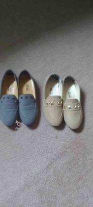 کفش زنانه مخمل کرم توسی هر دو جفت باهم به فروش میره در گروه خرید و فروش لوازم شخصی در مازندران در شیپور-عکس1
