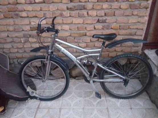 دوچرخه سایز 26crisda لاستیک عقبش 50% دوچرخه تمیزه در گروه خرید و فروش ورزش فرهنگ فراغت در آذربایجان غربی در شیپور-عکس1