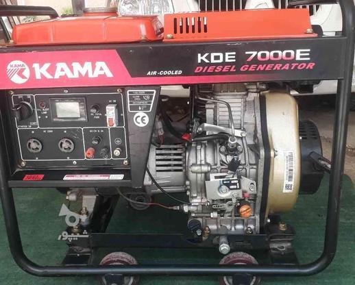 موتور برق دیزلی 5500 وات برند کاما مثل نو در گروه خرید و فروش صنعتی، اداری و تجاری در مازندران در شیپور-عکس1